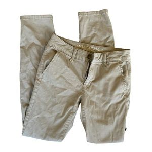 AE Khaki Skinny Jeans